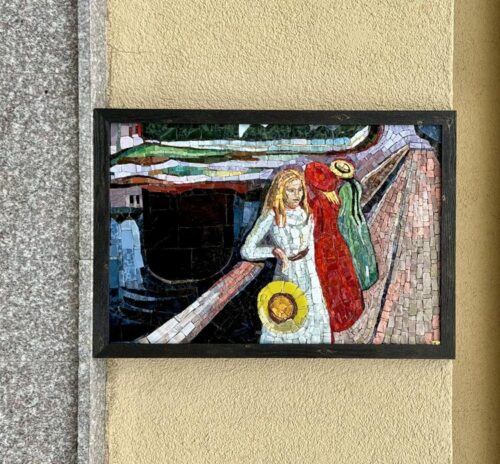 Мозаичная картина Эдварда Мунка