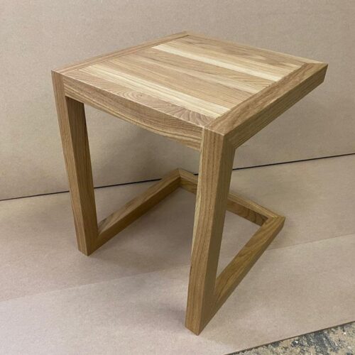 Прикроватный столик в стиле лофт из дерева фото