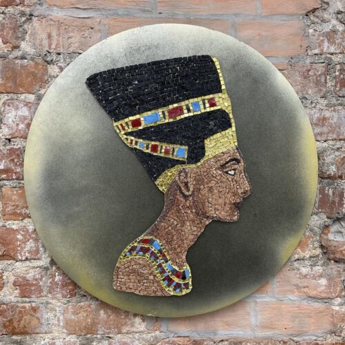 Мозаичный интерьерный портрет Нефертити