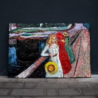 Мозаичная картина Эдварда Мунка