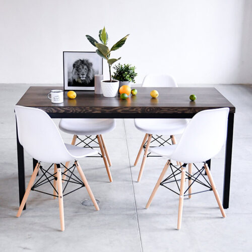 деревянный стол на кухню фото